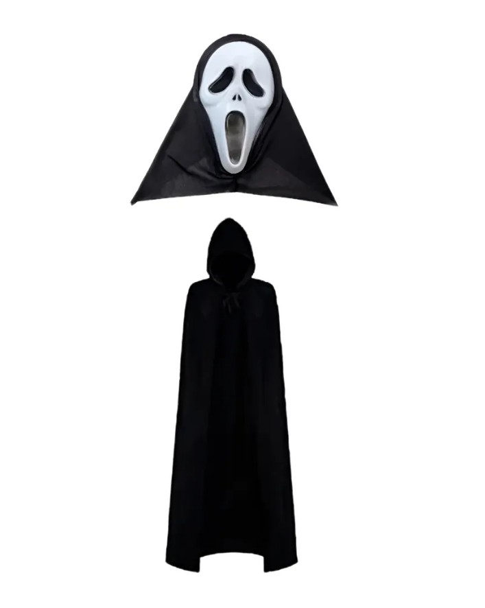 Set Scream (Máscara + Capa Negra)